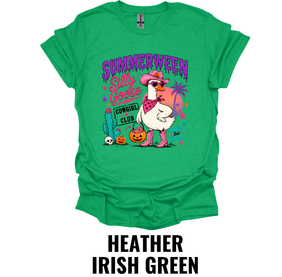 Summerween Silly Goose T-Shirt – Spooky Beach Goose Tee