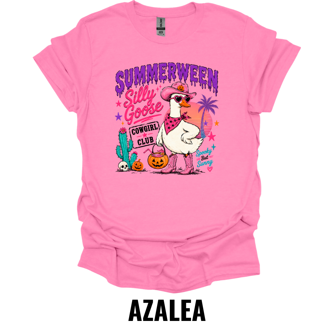 Summerween Silly Goose T-Shirt – Spooky Beach Goose Tee