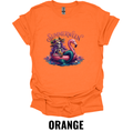 Summerween T-Shirt – Skeleton Flamingo Pool Float Tee