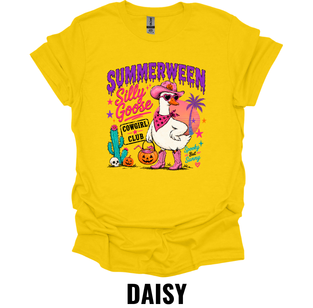 Summerween Silly Goose T-Shirt – Spooky Beach Goose Tee