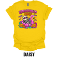 Summerween Vibes T-Shirt – Skeleton Flamingo Graphic Tee