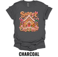 Sweet Christmas T-Shirt – Cute Gingerbread House Christmas Baking Shirt