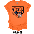 T-Ball Mom Baseball T-Shirt – Proud Baseball Mom Game Day Graphic Tee