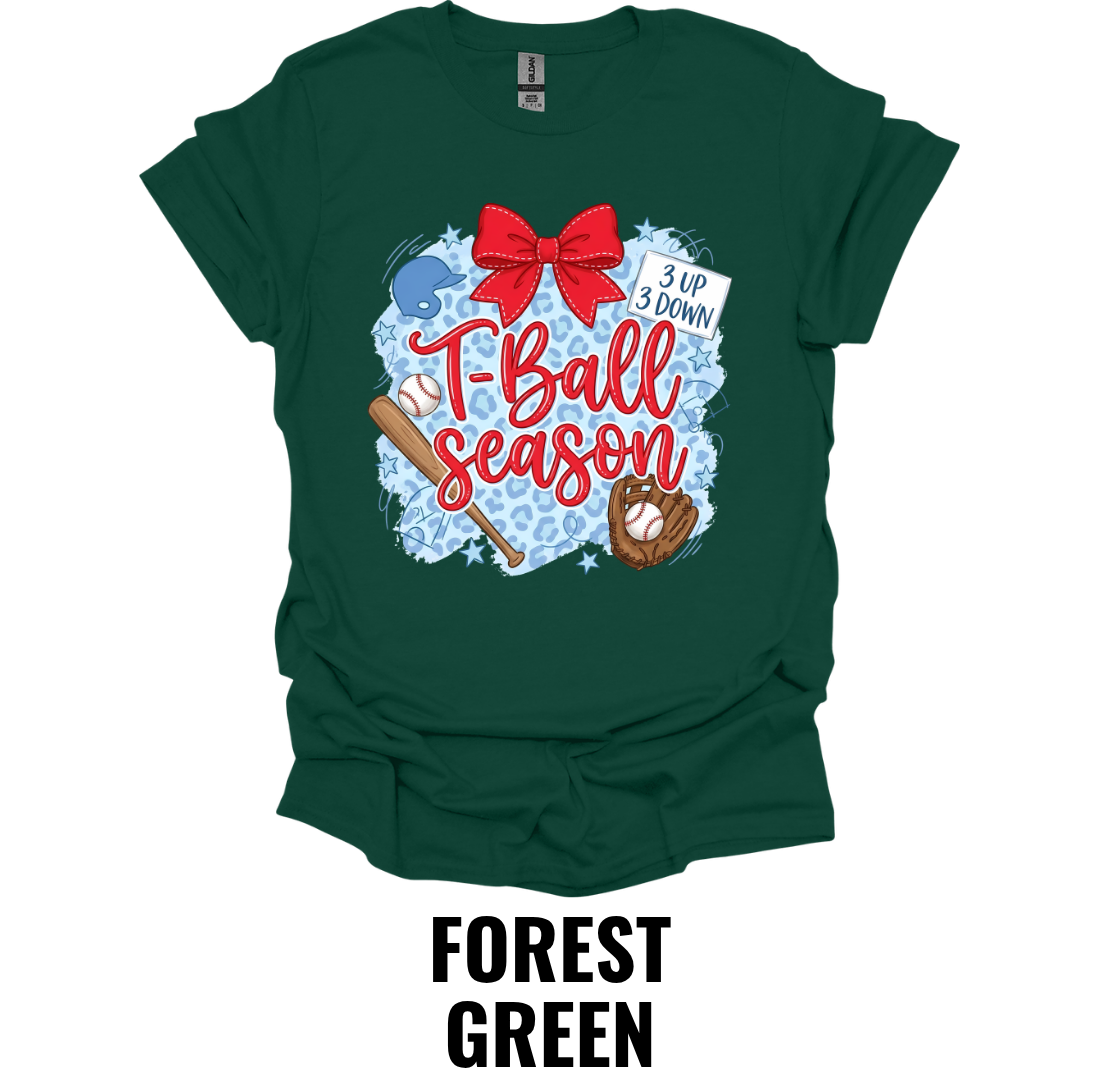 T-Ball Season Baseball Mom T-Shirt – Cute Youth Baseball Game Day Graphic Tee
