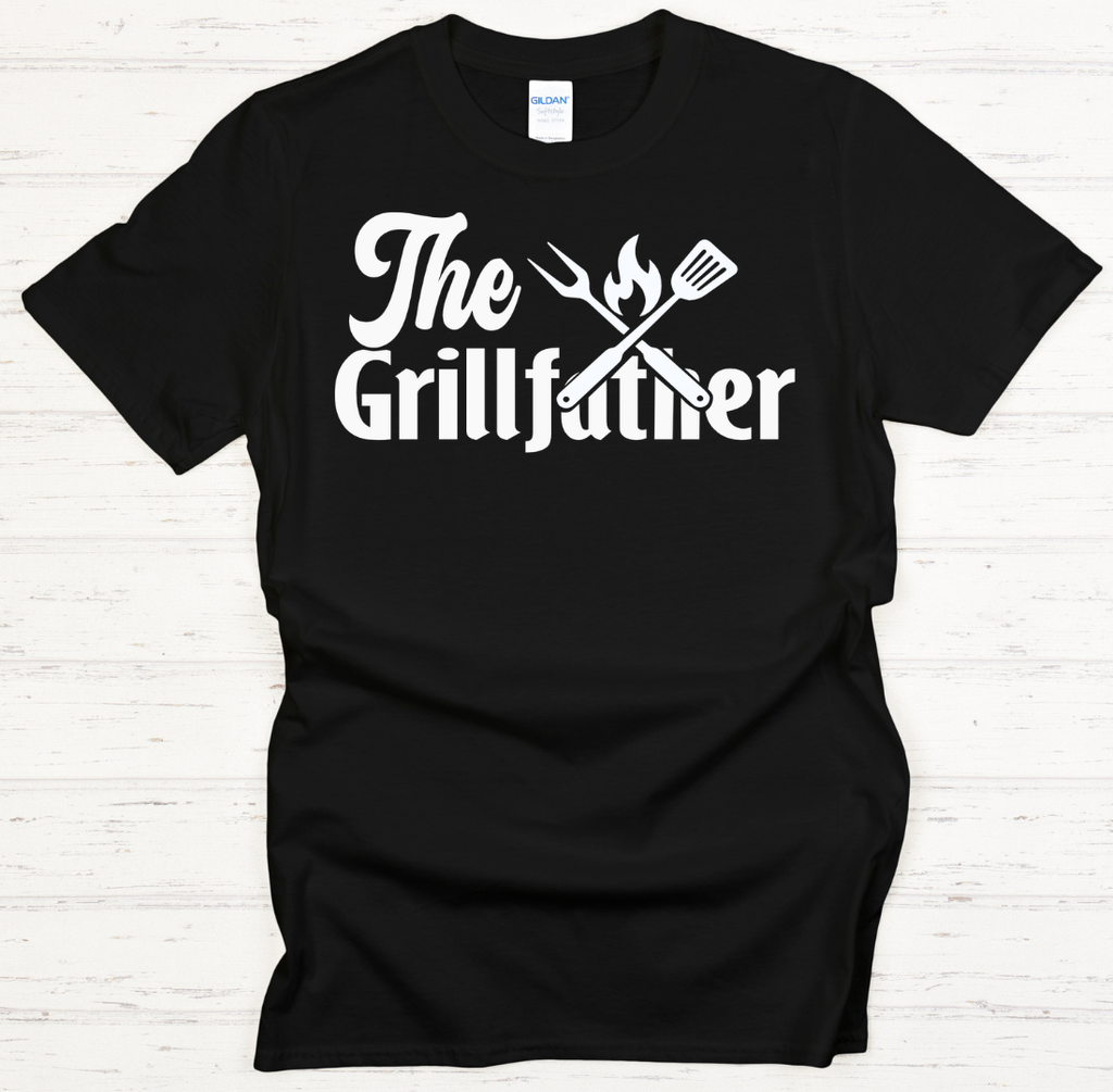 The Grillfather Shirt – Funny BBQ Dad Grilling Tee