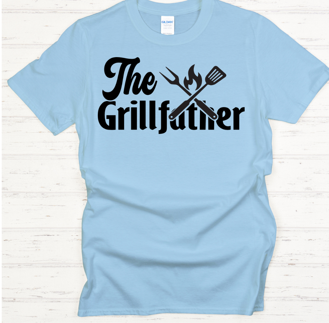 The Grillfather Shirt – Funny BBQ Dad Grilling Tee