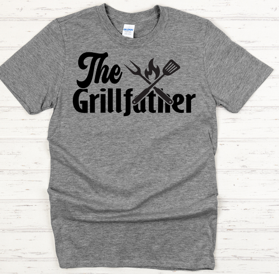 The Grillfather Shirt – Funny BBQ Dad Grilling Tee