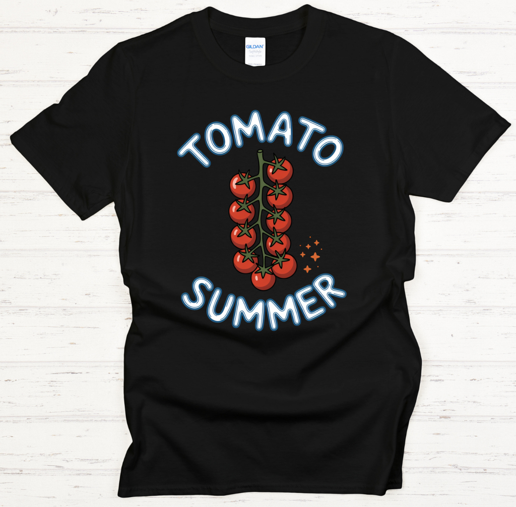 Tomato Summer Shirt on Gildan Softstyle Tee