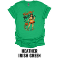 Trick Me? Try It! T-Shirt – Vintage Halloween Pin Up Graphic Tee Retro Spooky Pumpkin Shirt